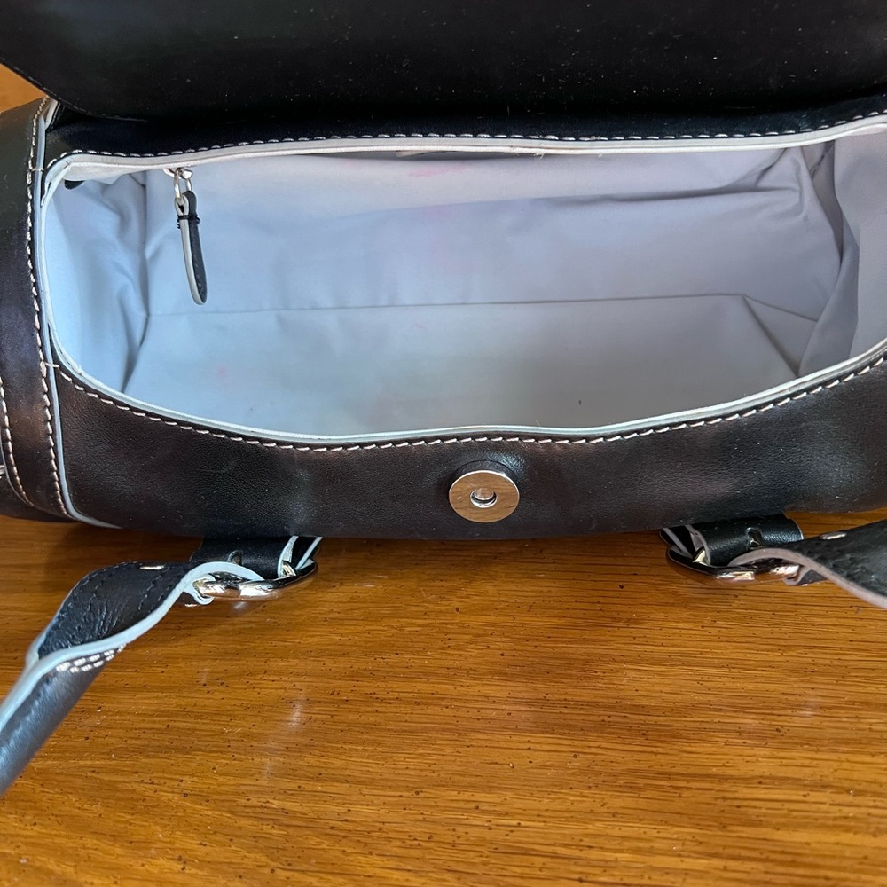 Black Leather Cole Haan Bag - Picture 6 of 7